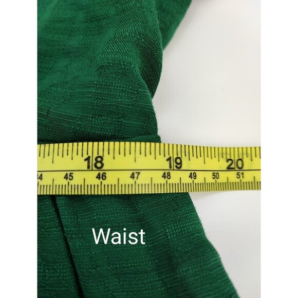 Maeve by Anthropologie Women's Green Long Sleeve Tiered Tunic Dress Size Small - Picture 10 of 12